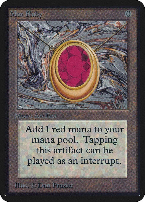 Mox Ruby — Limited Edition Alpha — Artefacto — Coste {0}