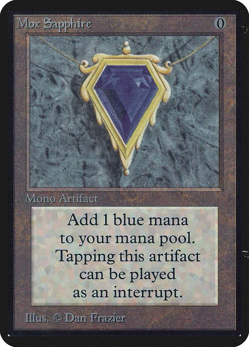 Mox Sapphire — Limited Edition Alpha — Artefacto — Coste {0}