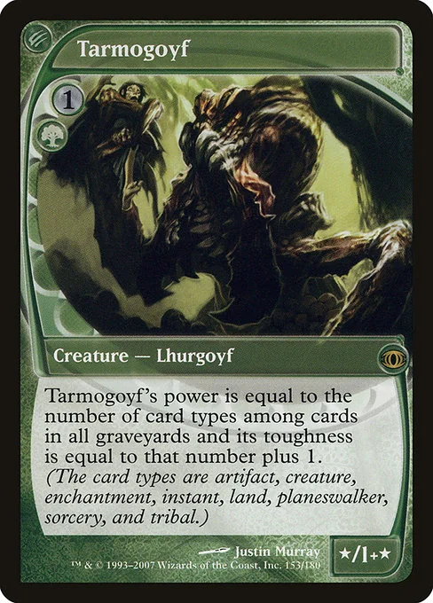 Tarmogoyf — Future Sight — Criatura — Lhurgoyf — Coste {1}{G}